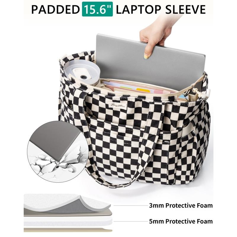 Large Corduroy Tote Bag