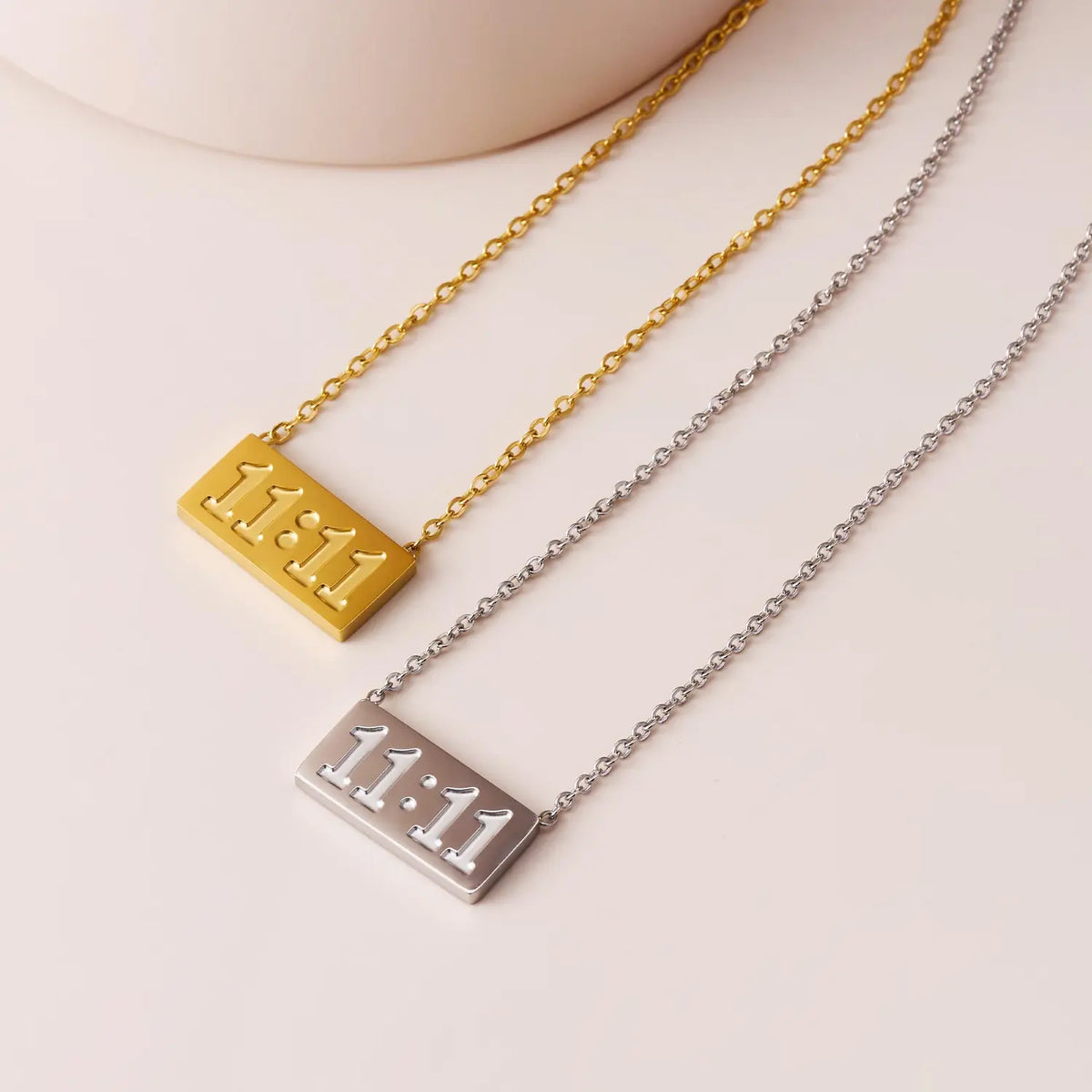 Elegant 11:11 Pendant Necklace
