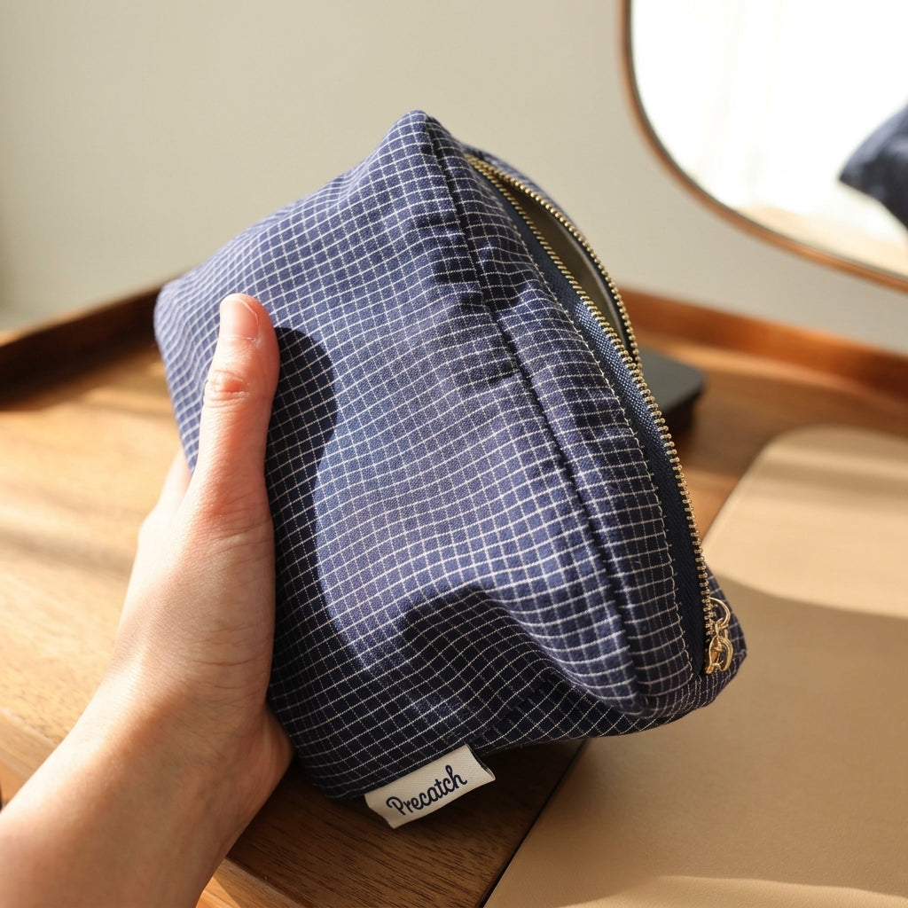 Japanese Style Zipper Makeup Pouch
