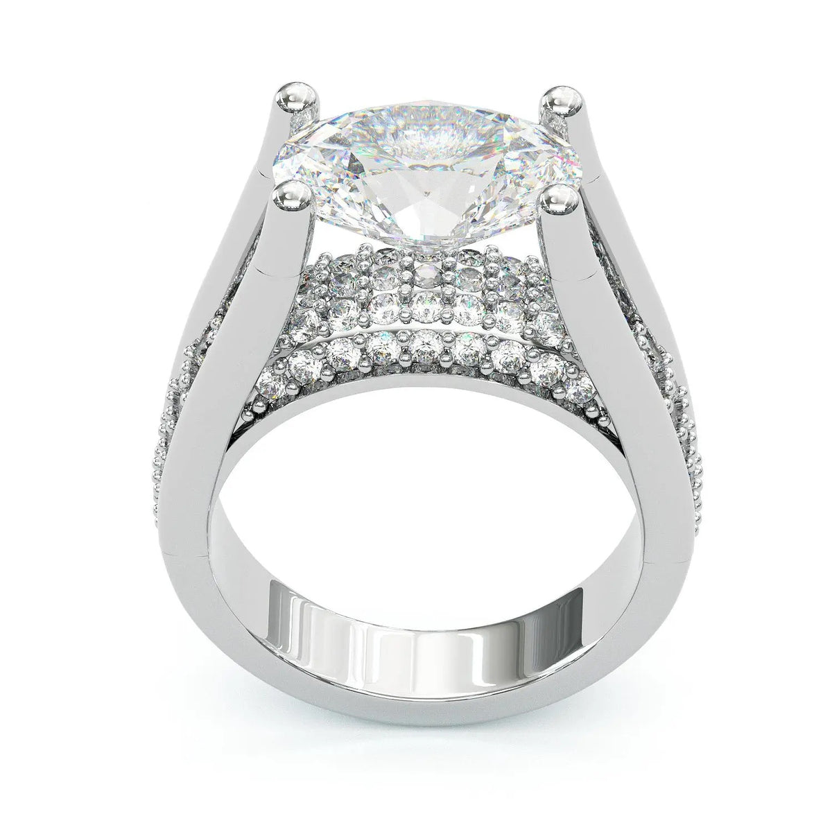 Vintage Oval Solitaire Ring