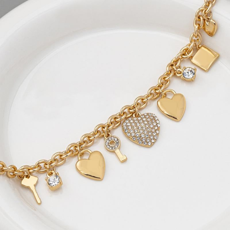 Love Locked Charm Bracelet