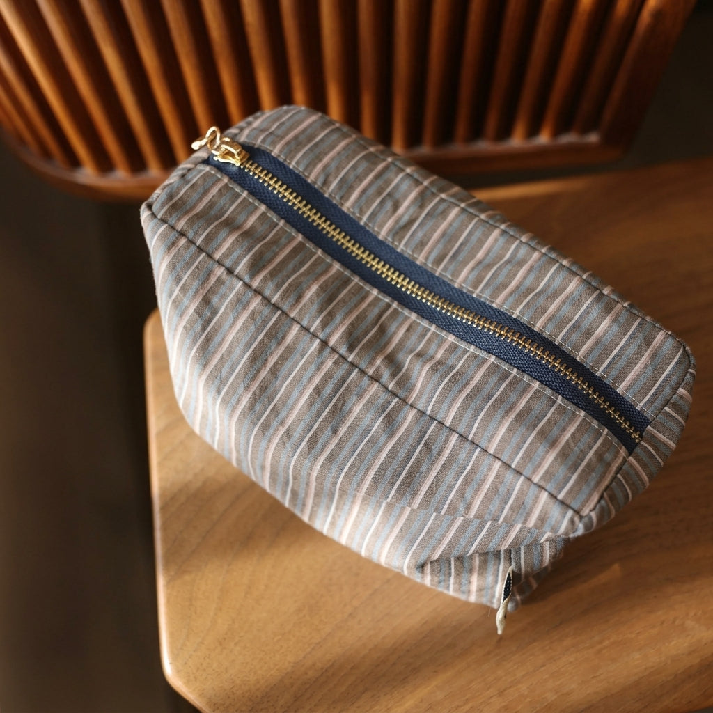 Japanese Style Zipper Makeup Pouch