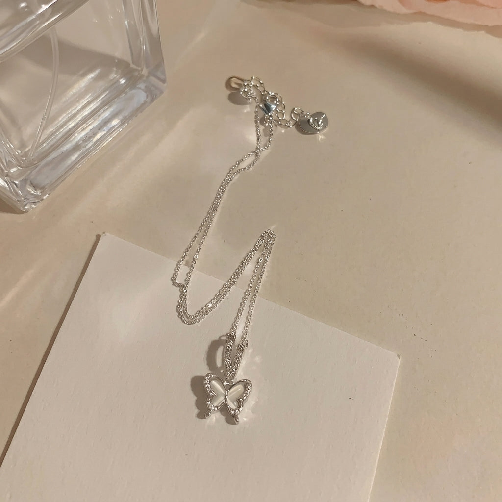 Dainty Butterfly Pendant Necklace