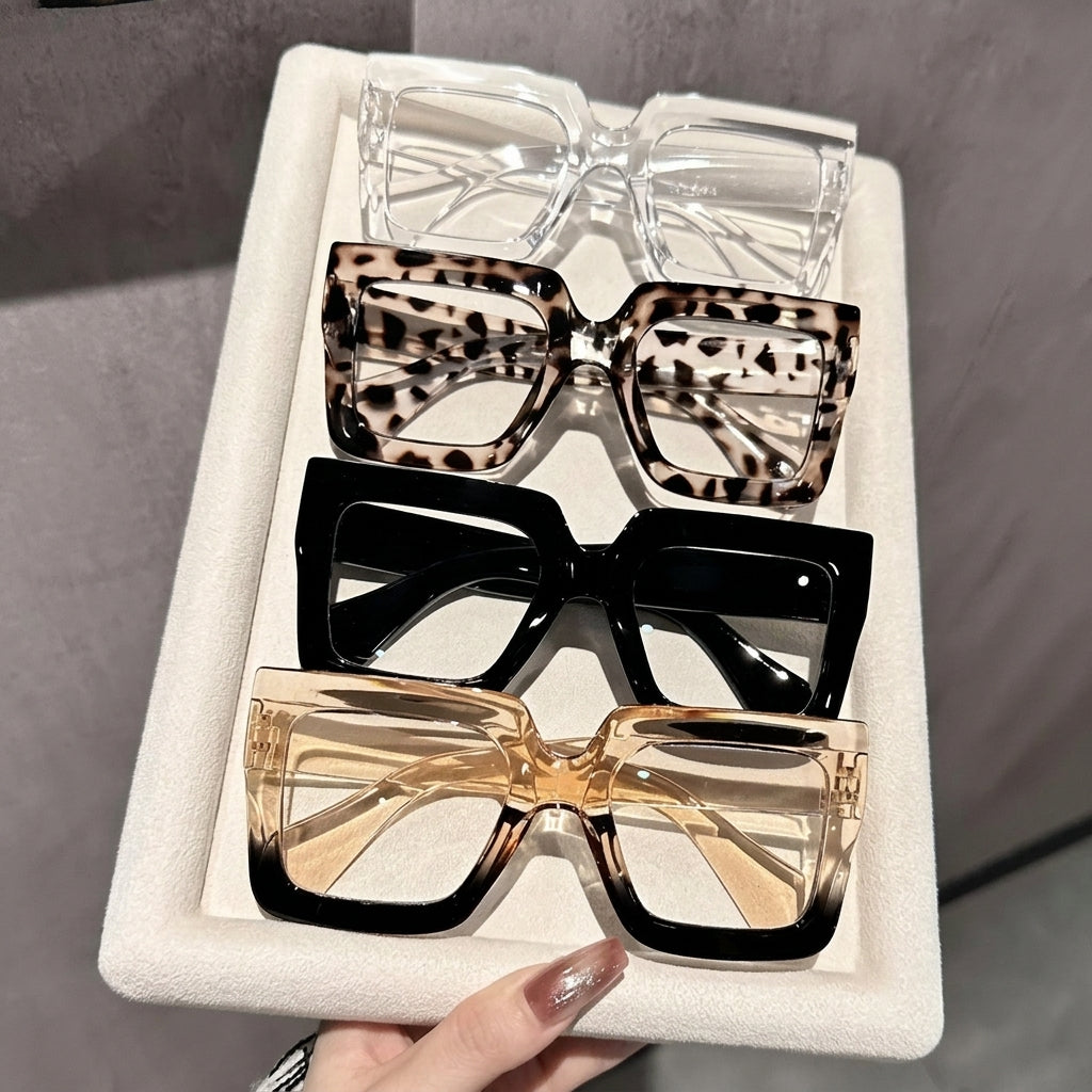 4pc Stylish Square Frame Glasses