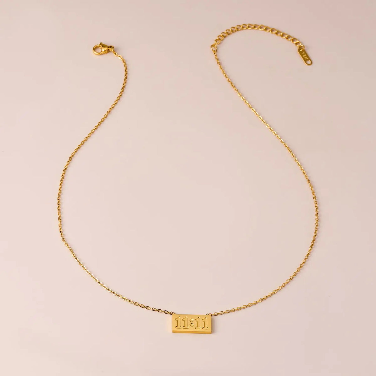 Elegant 11:11 Pendant Necklace