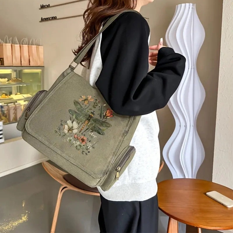 Bohemian Floral Embroidered Shoulder Bag