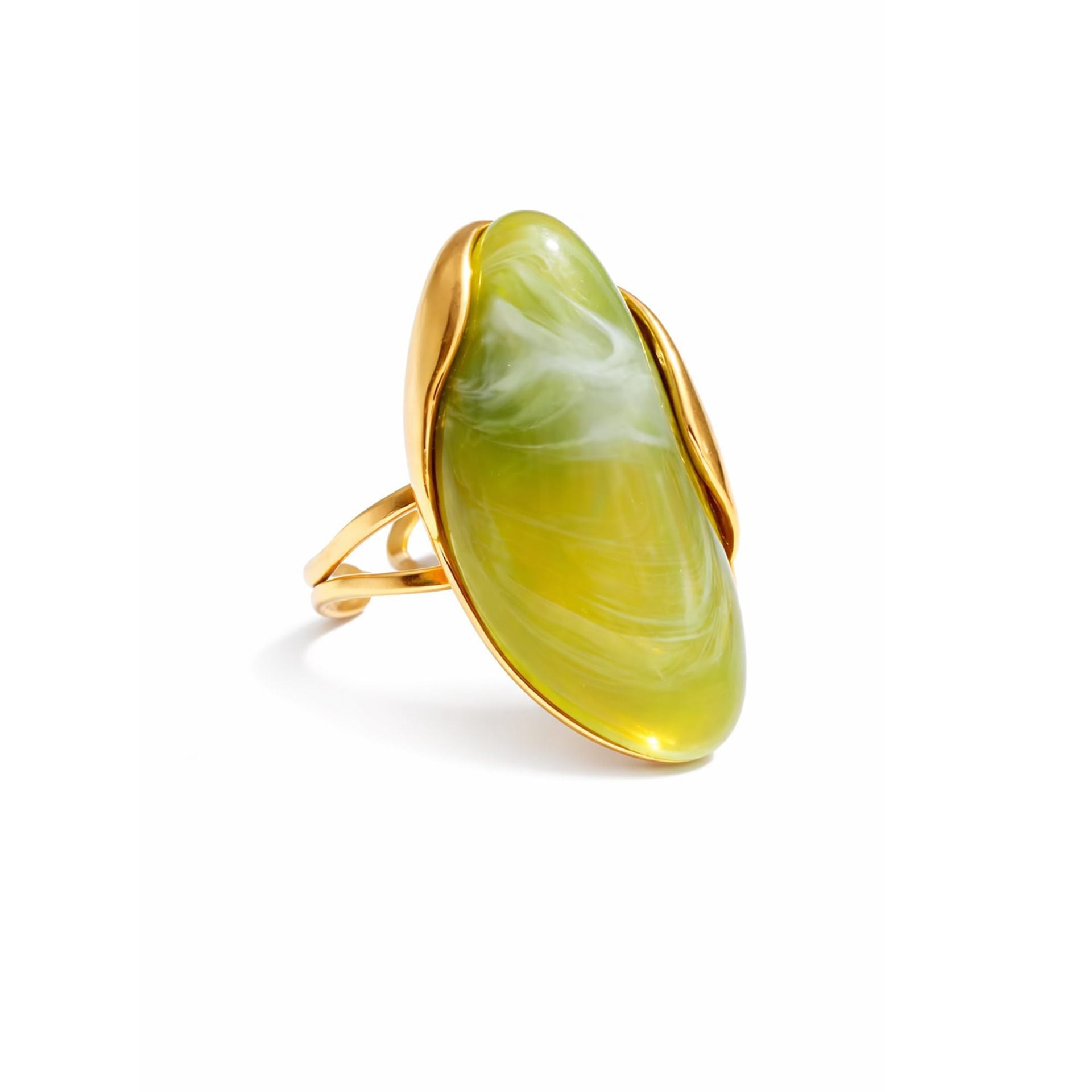 Adjustable Statement Freeform Resin Ring