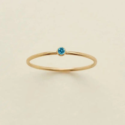 Dainty Birthstone Ring