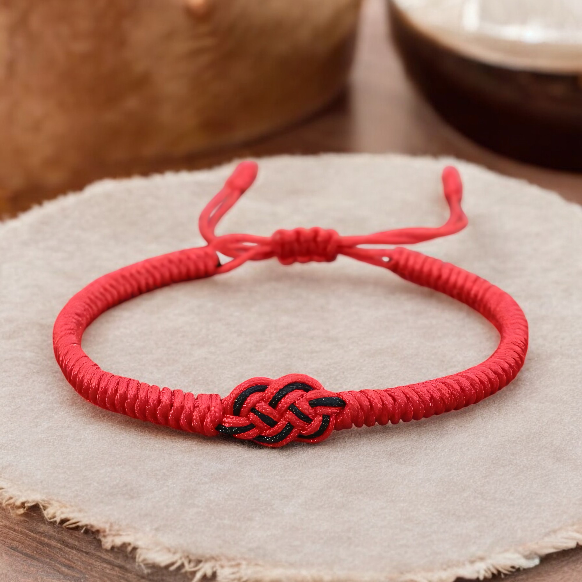 Minimal Red Thread Of Fate Couples Bracelet