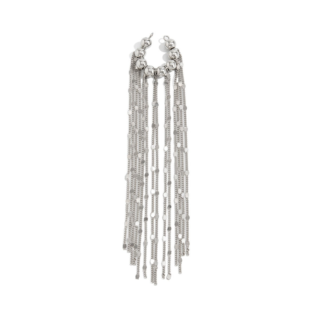 Dainty Faux Pearl Tassel Ear Cuff
