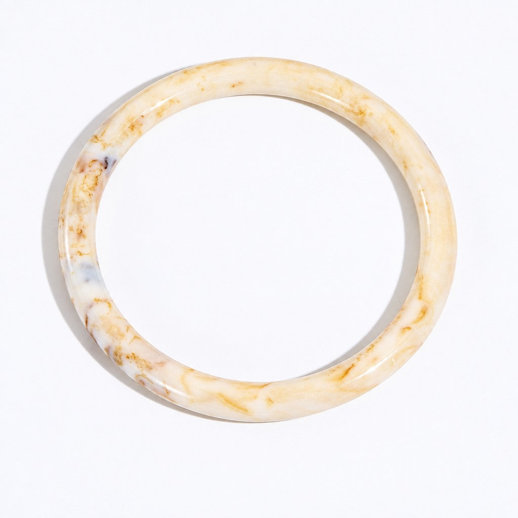 Classy Marbled Resin Bangle Set