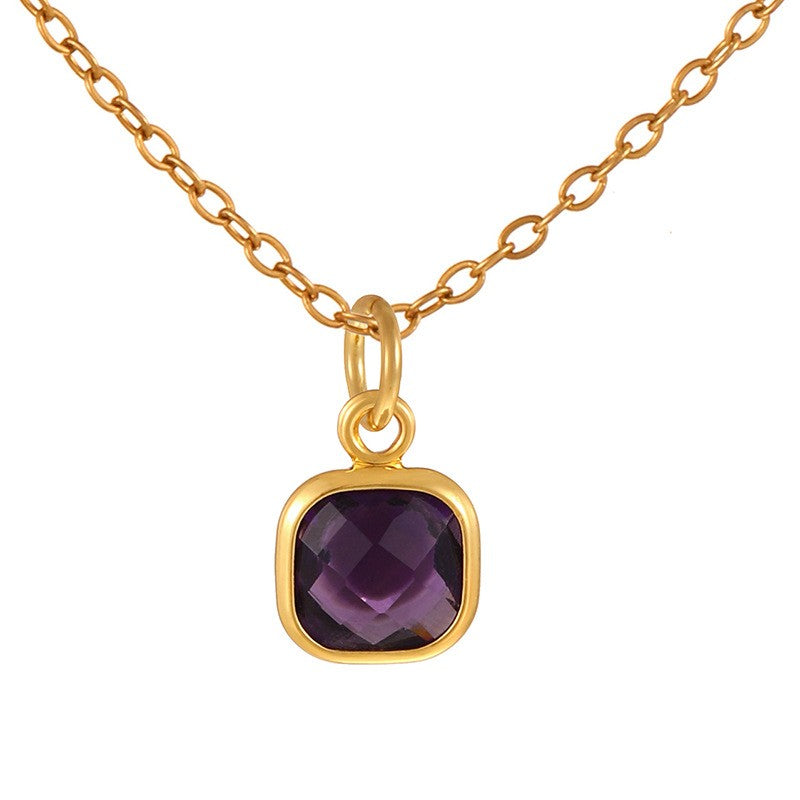 Dainty Rainbow Heart Choker Necklace