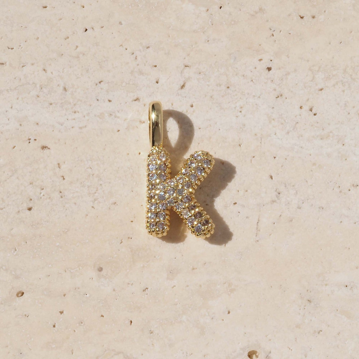 18k Dainty Heart Birthstone Initial Necklace