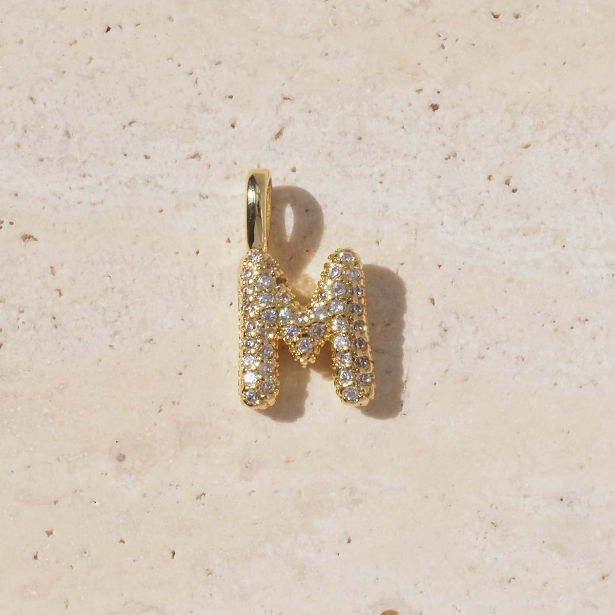 18k Dainty Heart Birthstone Initial Necklace