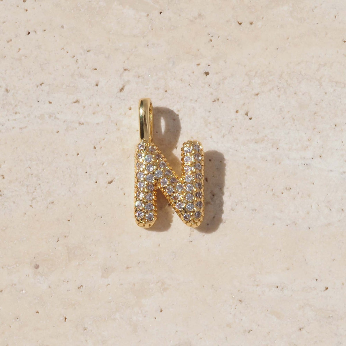 18k Dainty Heart Birthstone Initial Necklace
