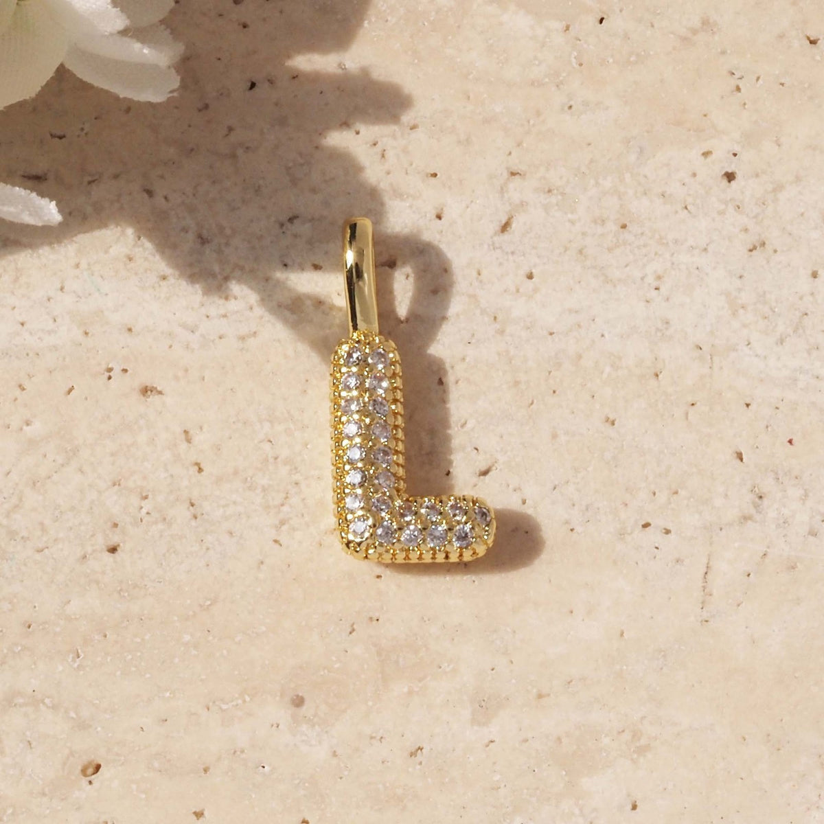 18k Dainty Heart Birthstone Initial Necklace