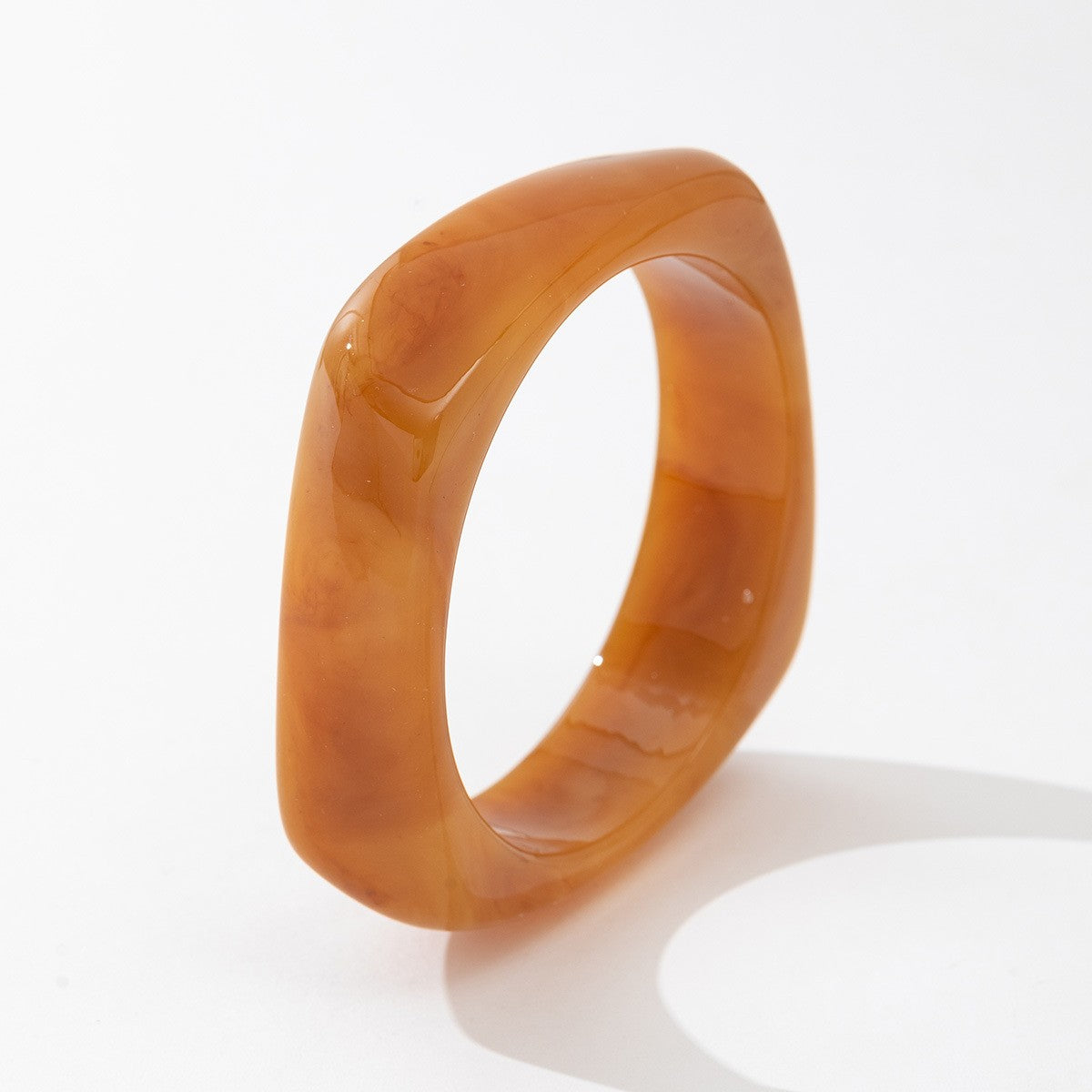 Classy Multicolor Resin Bangle Set