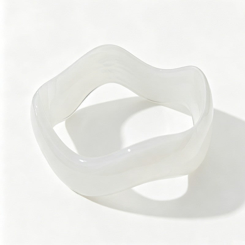 Classy Multicolor Resin Bangle Set