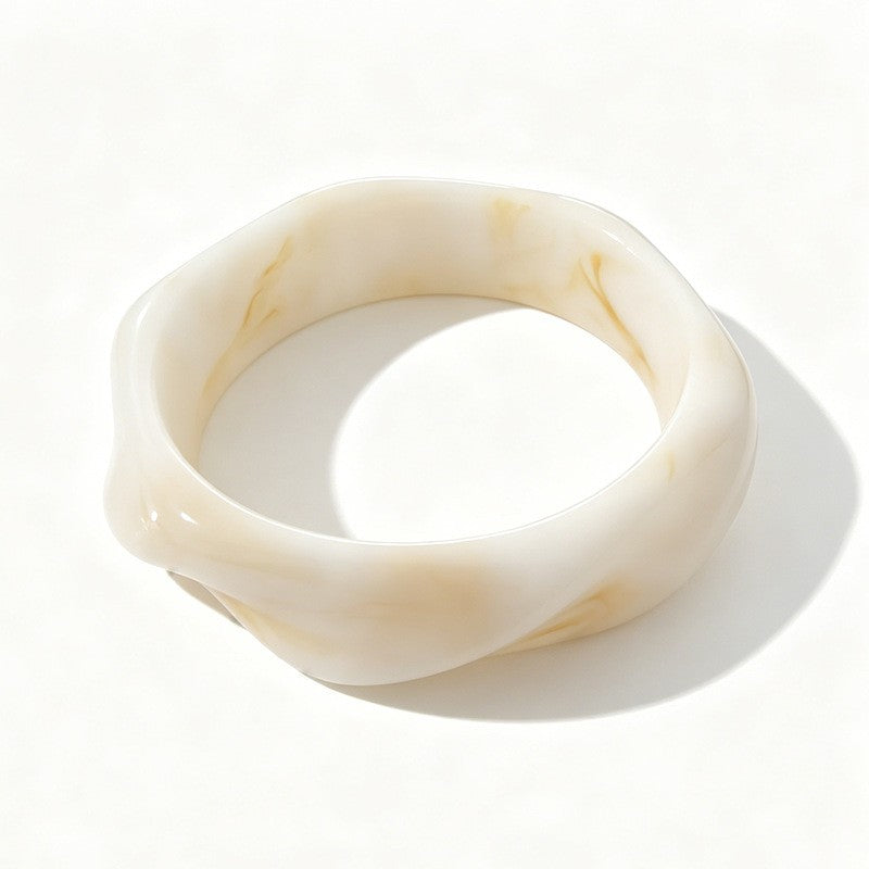 Classy Multicolor Resin Bangle Set
