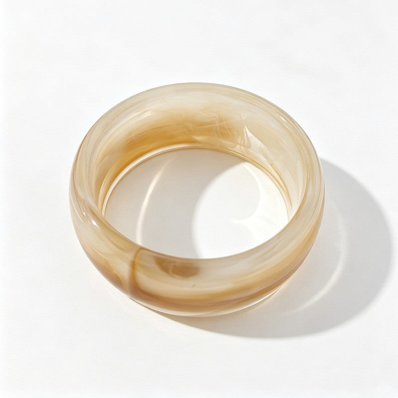 Classy Multicolor Resin Bangle Set