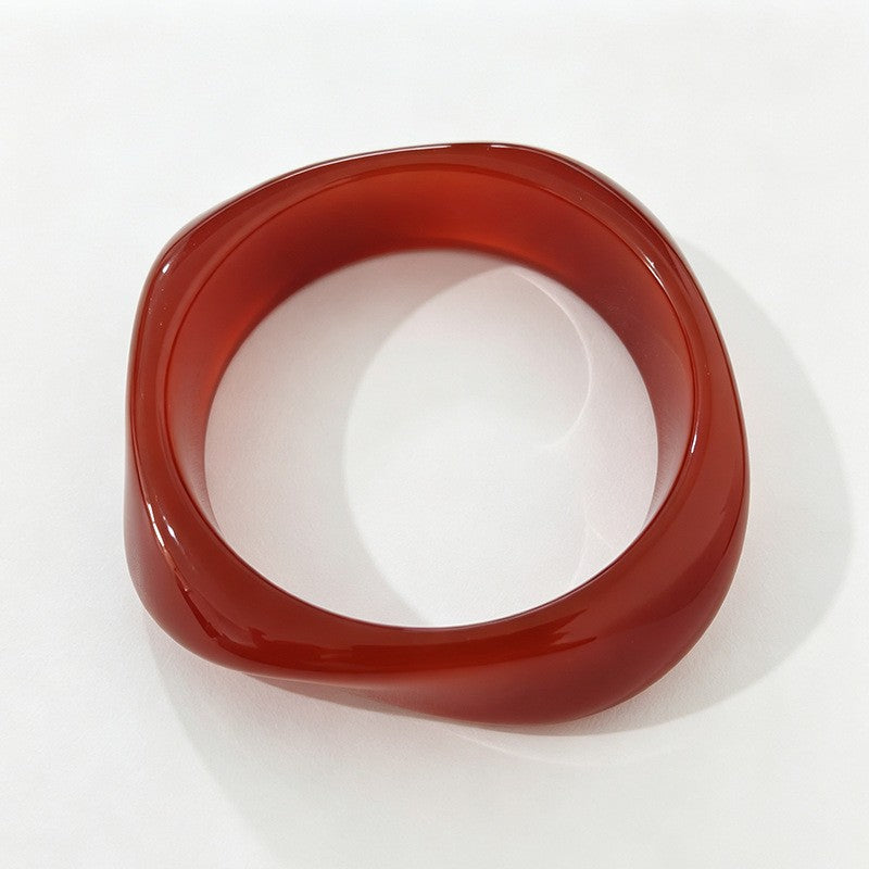 Classy Multicolor Resin Bangle Set