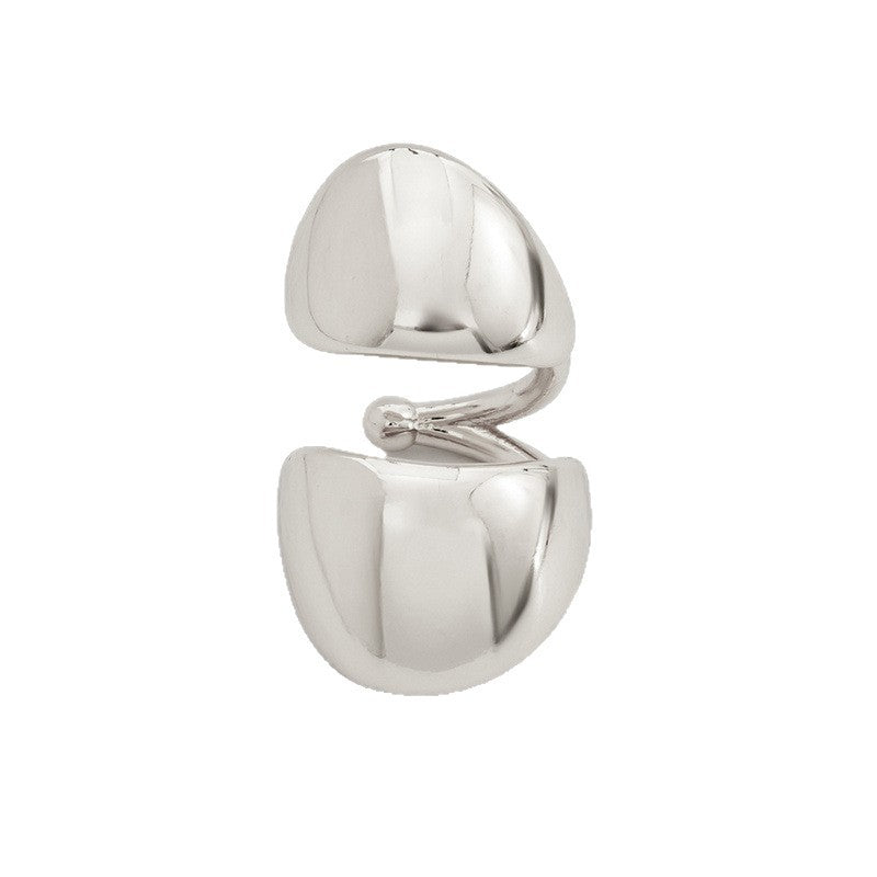 Classy Geometric Dome Ear Cuff