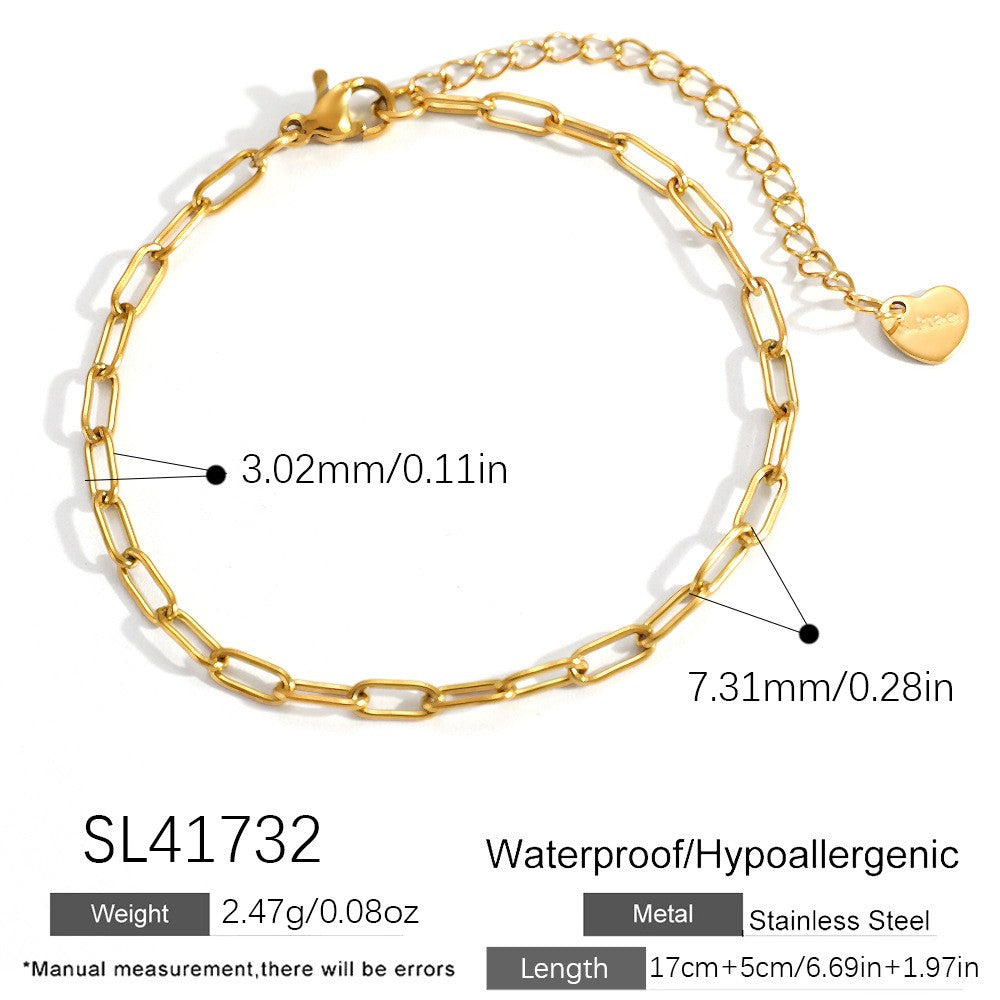18k Boho Starfish Charm Bracelet