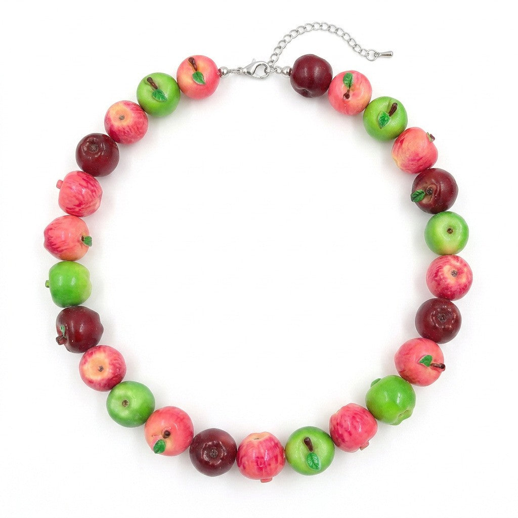Boho Colorful Fruit Beaded Necklace