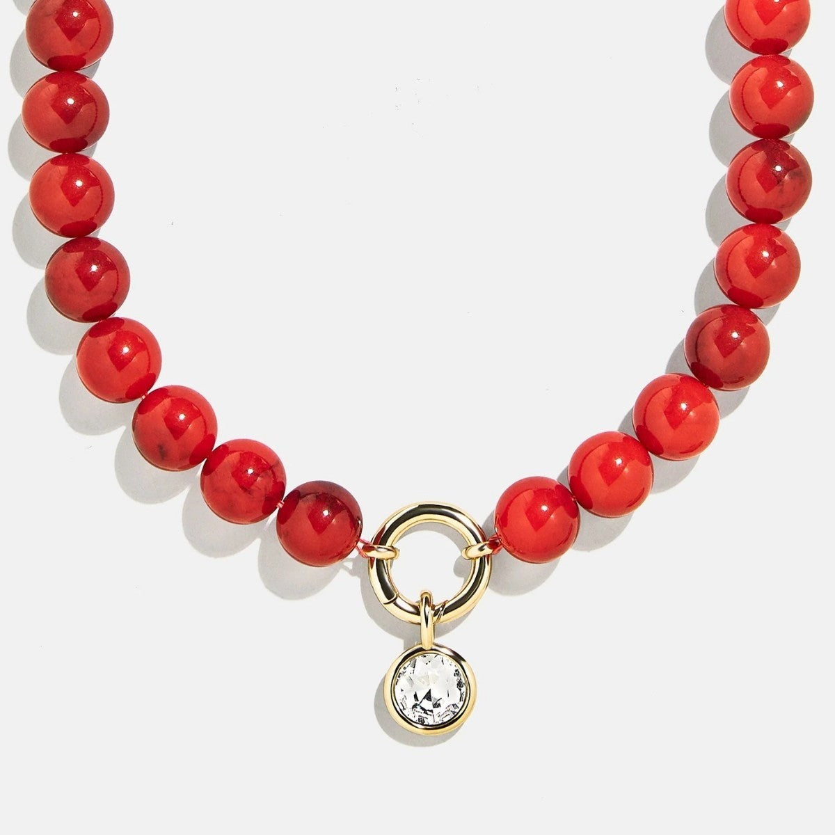 Classy Multi-Color Beaded Pendant Necklace
