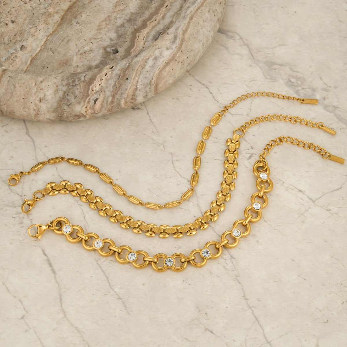 Classy Mixed Link Chain Bracelet