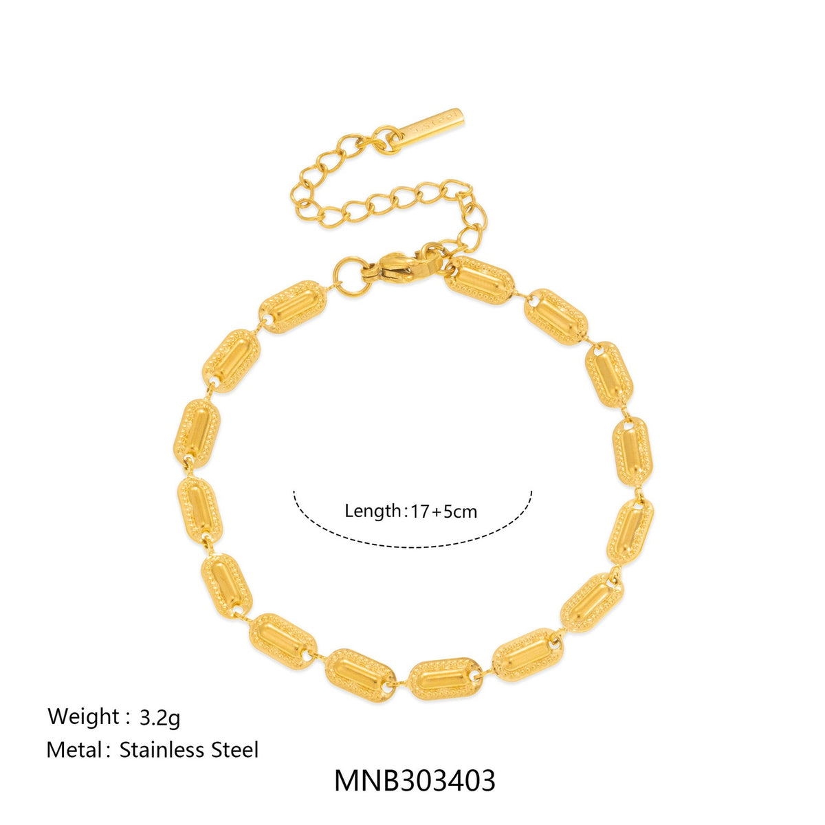 Classy Mixed Link Chain Bracelet