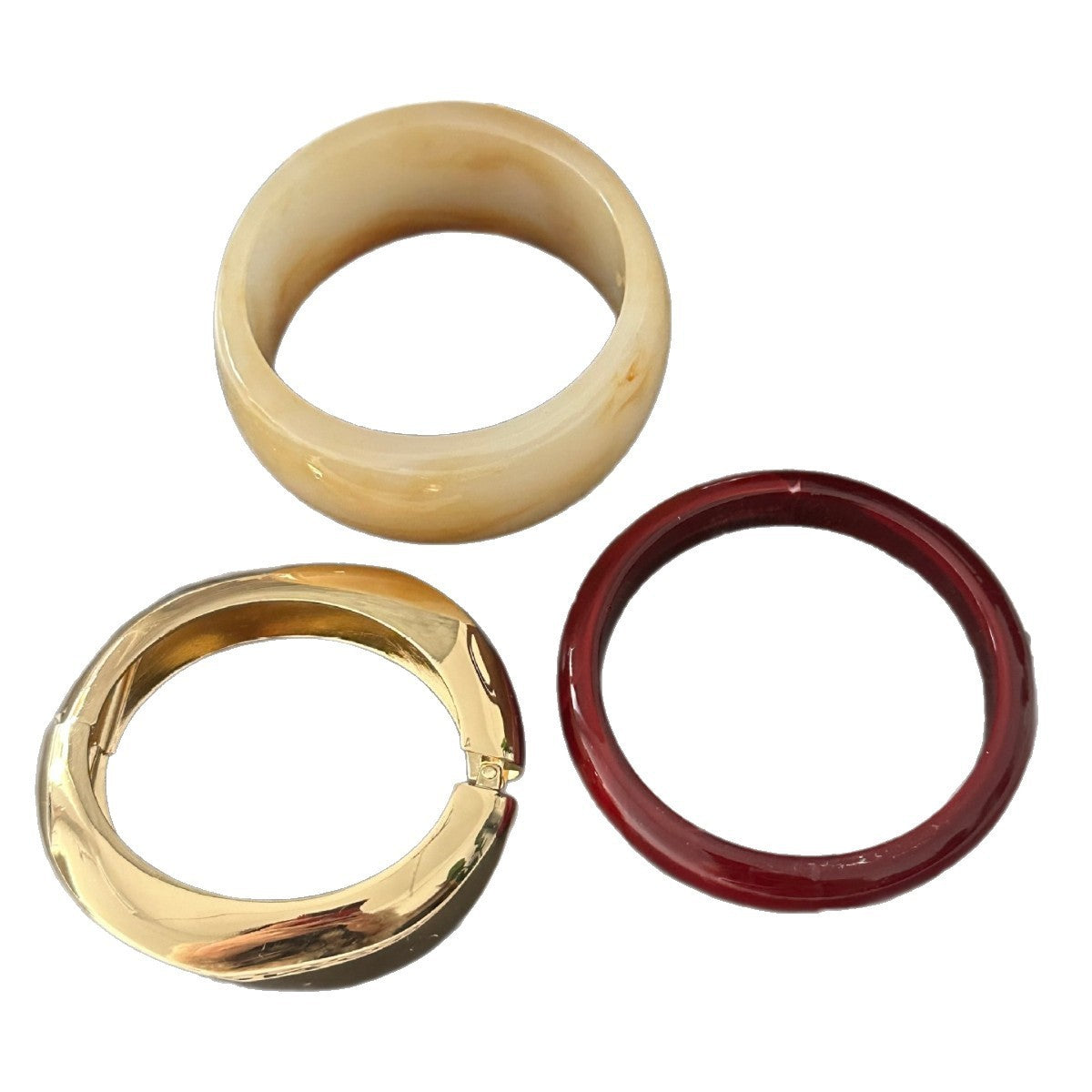 3pc Elegant Mixed Bangle Set