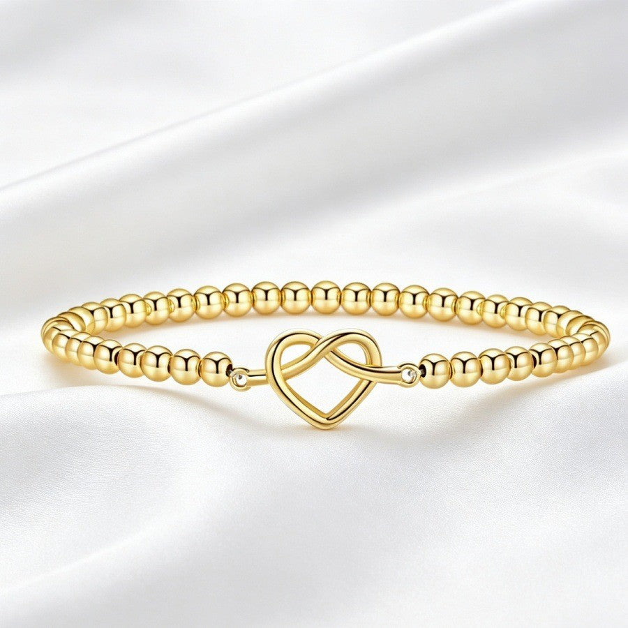5pc Dainty Geometric Beaded Bracelet Stack