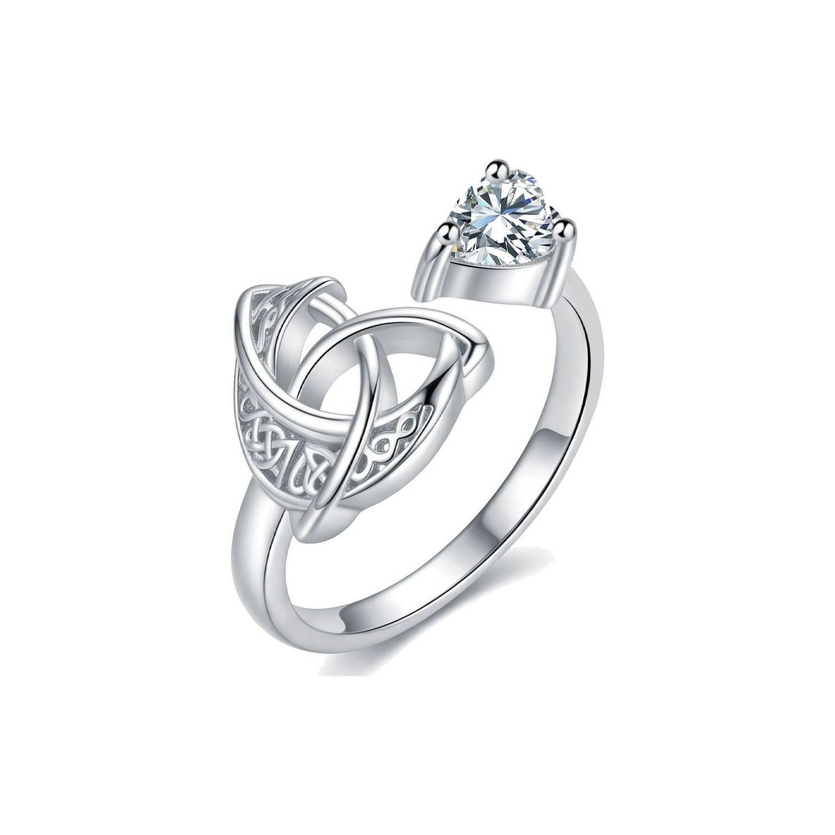 Adjustable Romantic Witch Knot Birthstone Ring