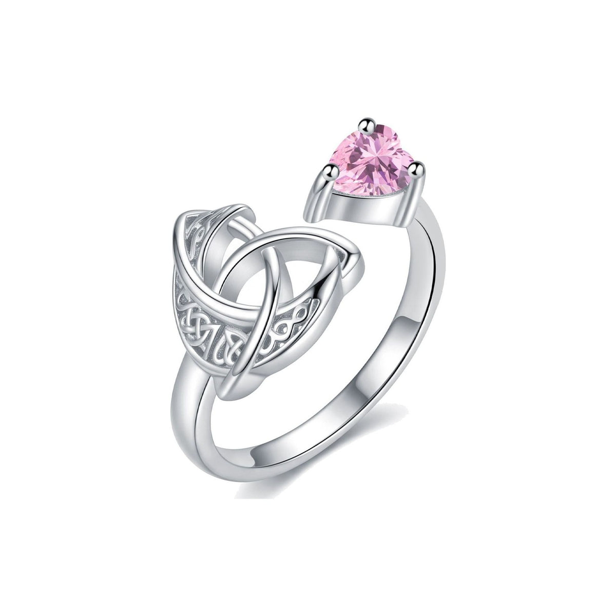 Adjustable Romantic Witch Knot Birthstone Ring