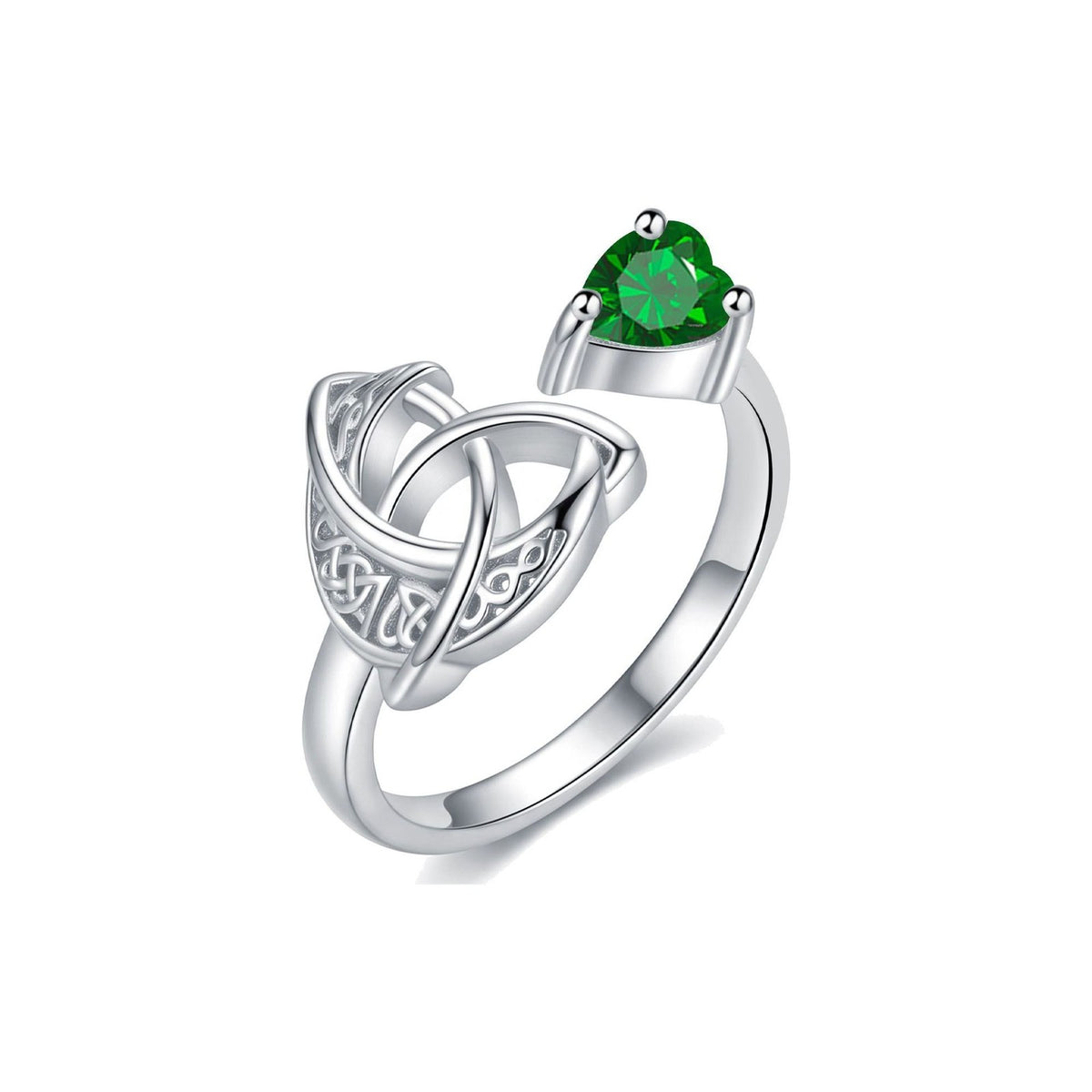Adjustable Romantic Witch Knot Birthstone Ring