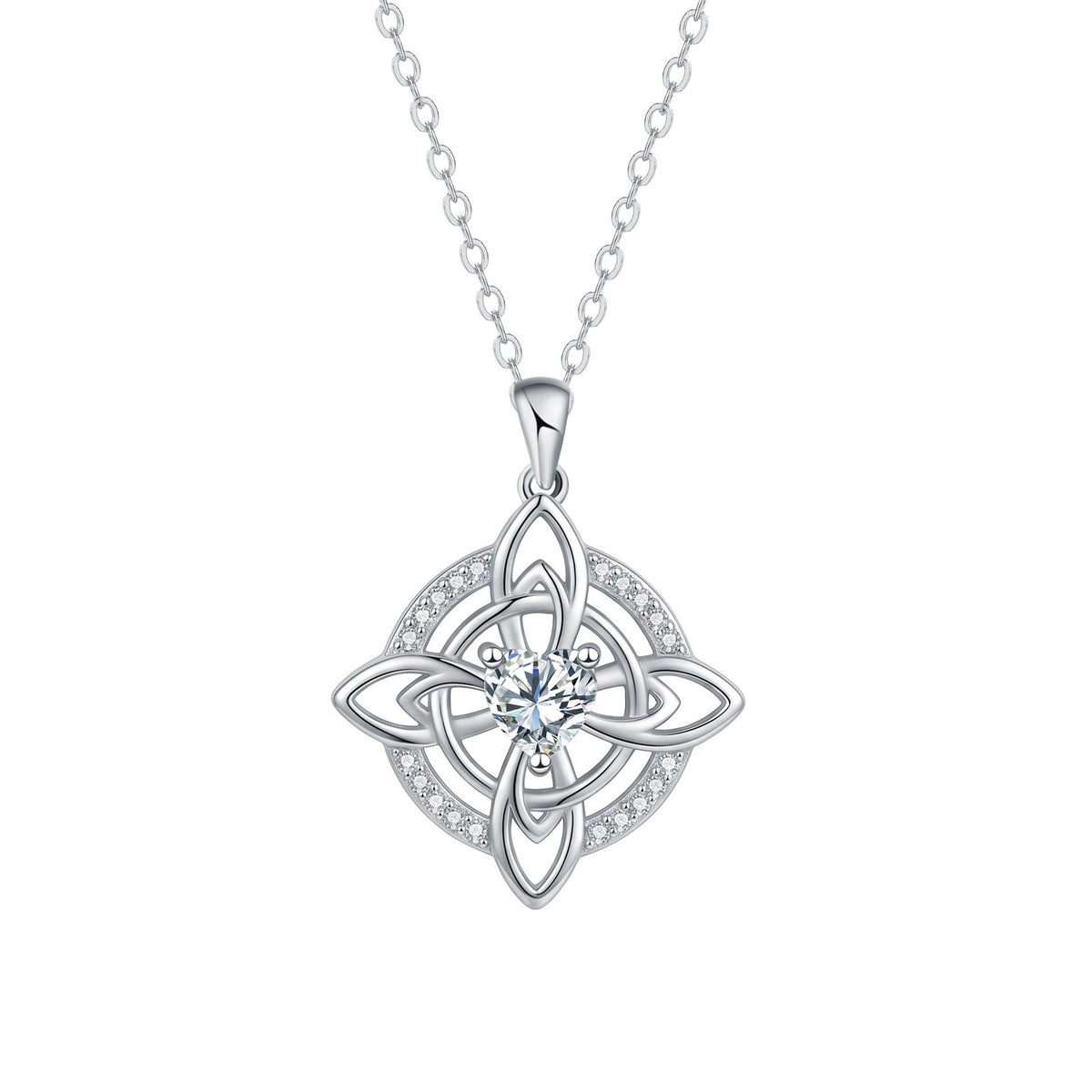Dainty Celtic Knot Heart Necklace