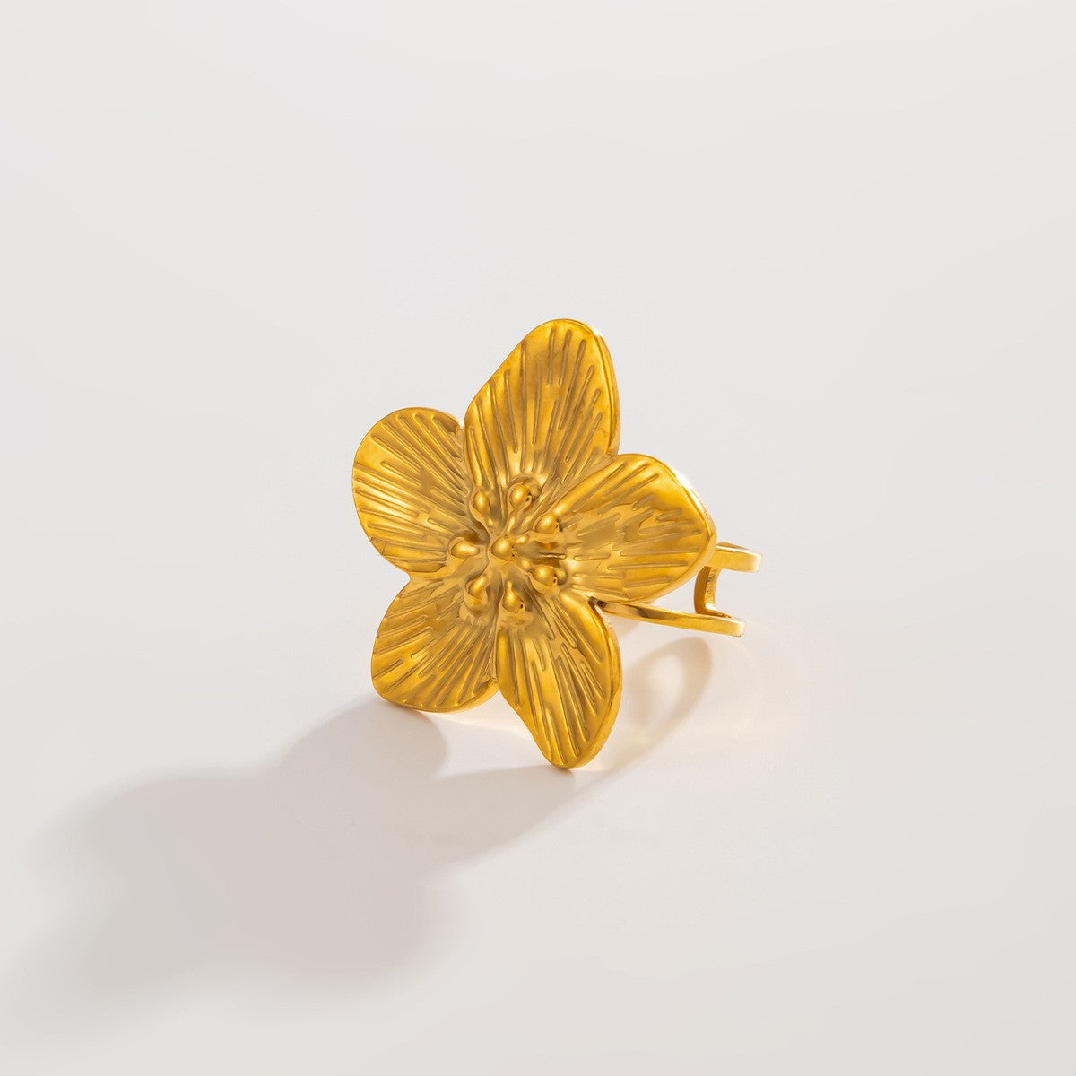 Boho Coastal Shell Starfish Ring Set