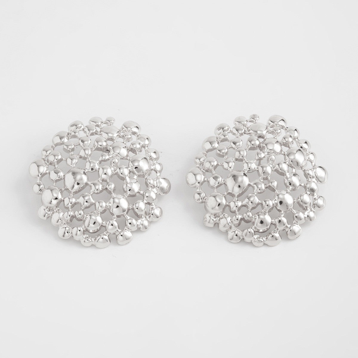 Classy Geometric Honeycomb Earring and Ring Set