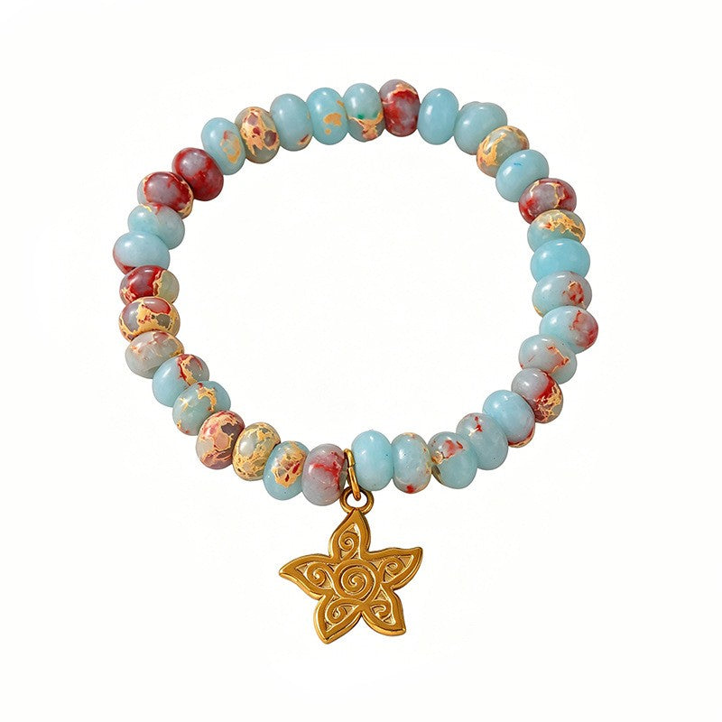 Boho Rainbow Ocean Charm Bracelet Set