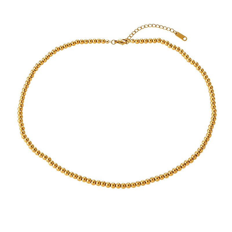 Romantic Pearl Beaded Heart Necklace Set