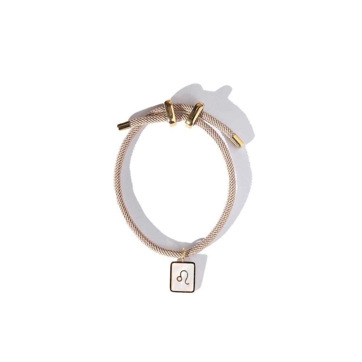Vintage Woven Zodiac Charm Bracelet
