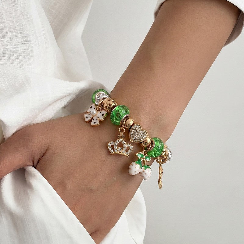 Boho Musical Instrument Charm Bracelet