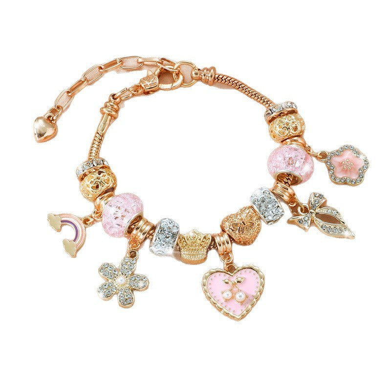 Boho Musical Instrument Charm Bracelet