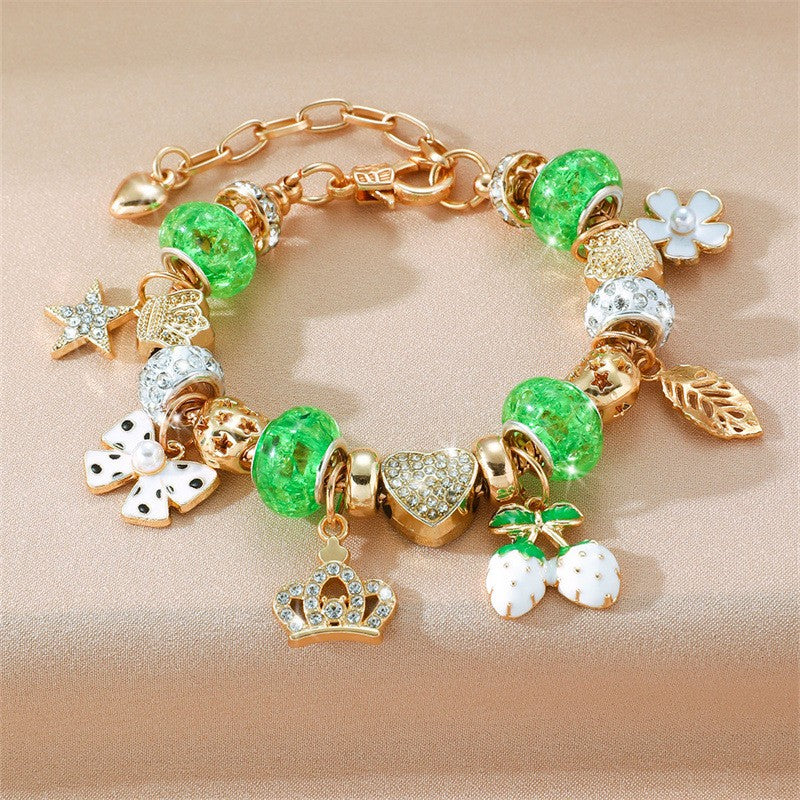 Boho Musical Instrument Charm Bracelet