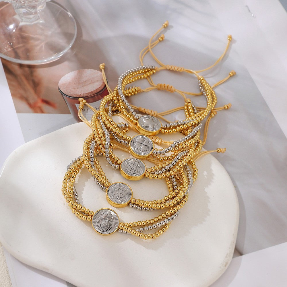 Boho Multi-Layer Beaded Charm Bracelet Set