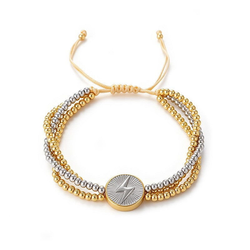 Boho Multi-Layer Beaded Charm Bracelet Set