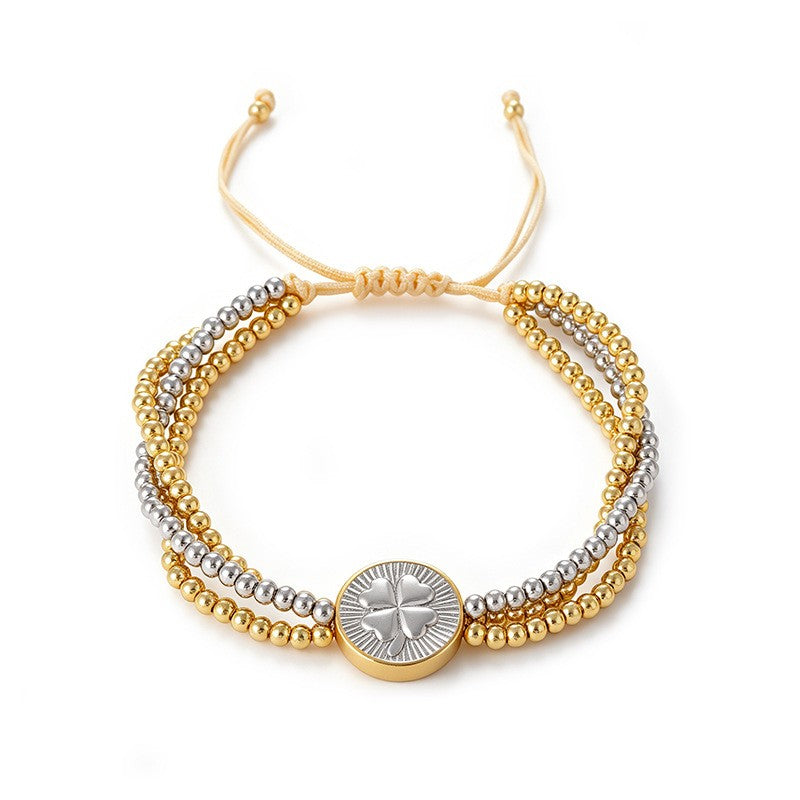 Boho Multi-Layer Beaded Charm Bracelet Set
