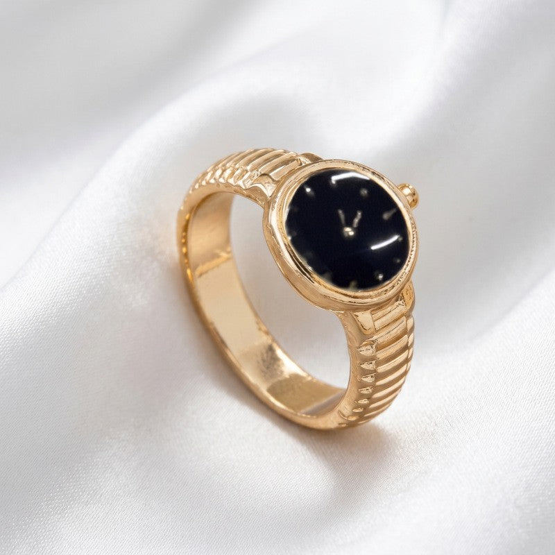 Classy Colorful Watch Dial Ring