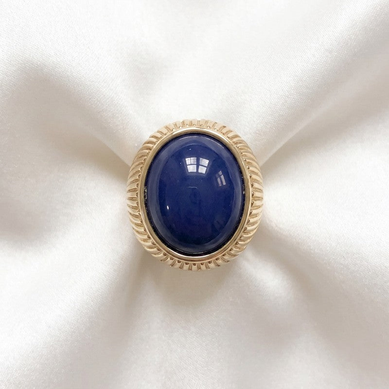 Classy Multicolor Oval Statement Ring